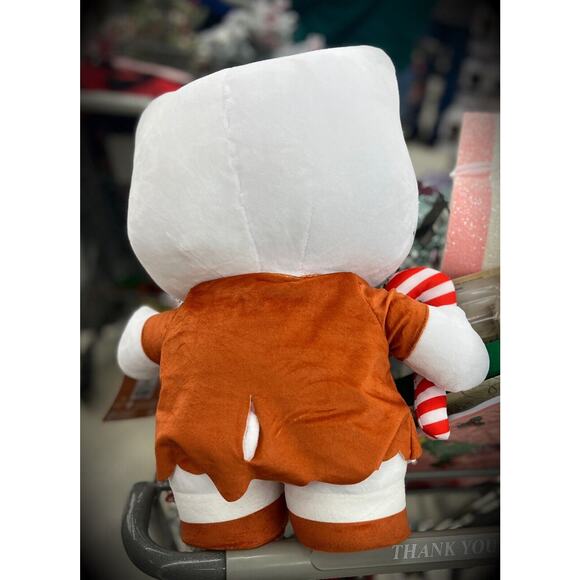 HELLO KITTY Gingerbread 16" Plush Greeter Sanrio 2024 Holiday Christmas Decor - Picture 3 of 7